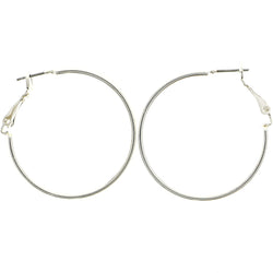 Mi Amore Hoop-Earrings Silver-Tone