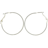 Mi Amore Hoop-Earrings Silver-Tone