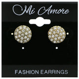 Mi Amore Post-Earrings Gold-Tone