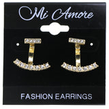 Mi Amore Dangle-Earrings Gold-Tone/Clear