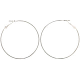 Mi Amore Hoop-Earrings Silver-Tone