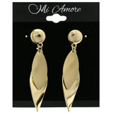 Mi Amore Dangle-Earrings Gold-Tone