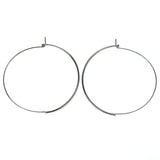 Mi Amore Hoop-Earrings Silver-Tone