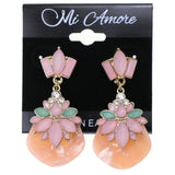 Mi Amore Dangle-Earrings Pink/Green