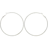 Mi Amore Hoop-Earrings Silver-Tone