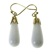 Mi Amore Dangle-Earrings Gold-Tone/White