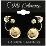 Mi Amore Dangle-Earrings Gold-Tone