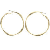 Mi Amore Hoop-Earrings Gold-Tone