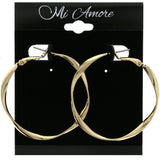 Mi Amore Hoop-Earrings Gold-Tone