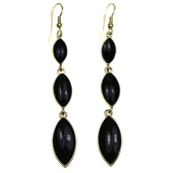 Mi Amore Dangle-Earrings Gold-Tone/Black