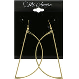 Mi Amore Half-Circle Dangle-Earrings Gold-Tone