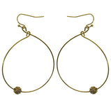 Mi Amore Dangle-Earrings Gold-Tone/White