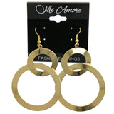 Mi Amore Dangle-Earrings Gold-Tone