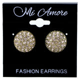 Mi Amore Post-Earrings Gold-Tone/Pink