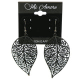 Mi Amore Dangle-Earrings Black