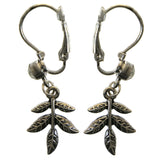 Mi Amore Dangle-Earrings Silver-Tone/White