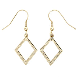 Mi Amore Dangle-Earrings Gold-Tone