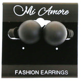 Mi Amore Reversible ballback Stud-Earrings Black