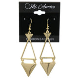 Mi Amore Drop-Dangle-Earrings Gold-Tone