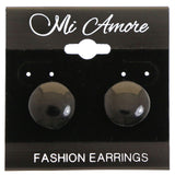 Mi Amore Stud-Earrings Black
