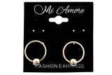 Mi Amore Stud-Earrings Silver-Tone