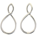 Mi Amore Infinity sign Dangle-Earrings Silver-Tone