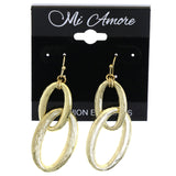 Mi Amore Interlocking dangles Drop-Dangle-Earrings Gold-Tone