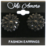 Mi Amore Post-Earrings Black