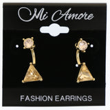 Mi Amore Drop-Dangle-Earrings Gold-Tone/Multicolor