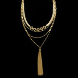 Mi Amore Adjustable Layered-Necklace Gold-Tone