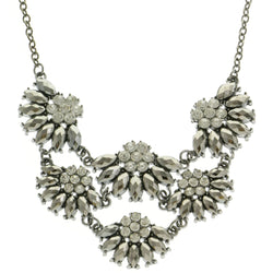 Mi Amore Adjustable Fashion-Necklace Dark-Silver