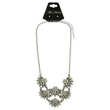 Mi Amore Adjustable Fashion-Necklace Dark-Silver