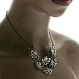 Mi Amore Adjustable Fashion-Necklace Dark-Silver