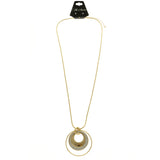 Mi Amore Adjustable Pendant-Necklace Gold-Tone/Silver-Tone