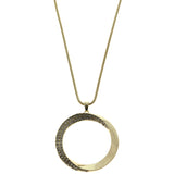 Mi Amore Pendant-Necklace Gold-Tone/White