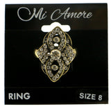 Mi Amore Sized-Ring Brass-Tone Size 8.00