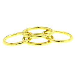 Mi Amore Multiple-Ring-Set Gold-Tone Size 5.00