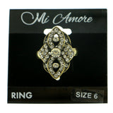 Mi Amore Sized-Ring Brass-Tone Size 6.00