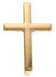gold crucifix double finger ring