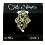 Mi Amore Sized-Ring Brass-Tone Size 7.00