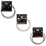 Mi Amore Multiple-Earrings-Set Silver-Tone/Multicolor