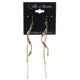 Mi Amore Dangle-Earrings Gold-Tone